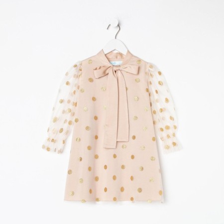 Платье детское KAFTAN горошек, рост 86-92 см