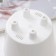 Kashpo for flowers with an insert "Porto", 1 l, pearl color