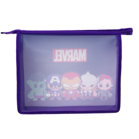 Plastic folder for notebooks A5, on lightning, Avengers-1