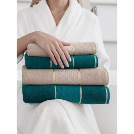 A set of terry towels Magnolia, size 50x80 cm-2 pcs, 70x130 cm-2 pcs, multicolor-21