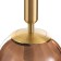 Bayerlux lamp "Javier" E14 40W gold-amber 15x15x35-185 cm