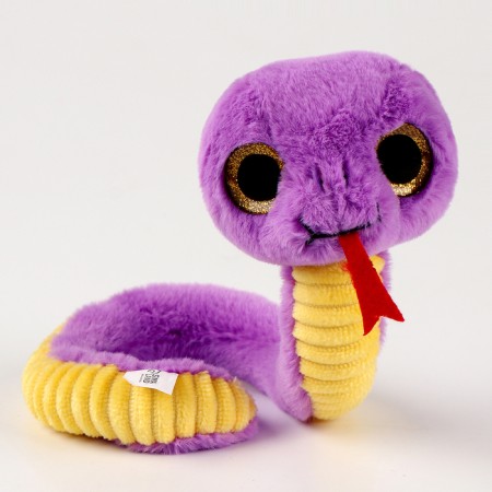 Soft New Year's toy "Snake", purple-2