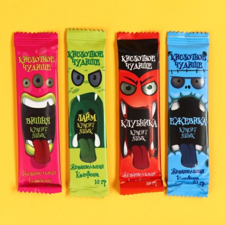 Awaken chewing candy "Wake and Noah", paints language, 10 g.-5