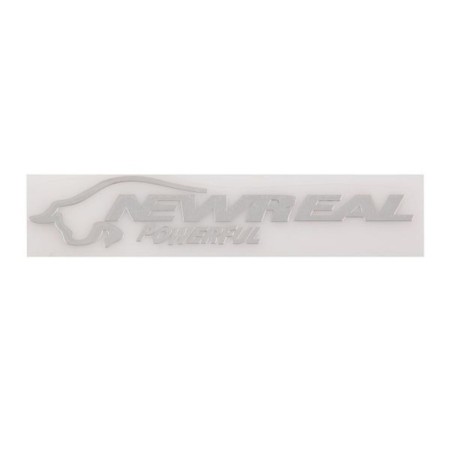 Skyway Metalloplastic Skyway "New Real", sticker, gray, 135*25 mm