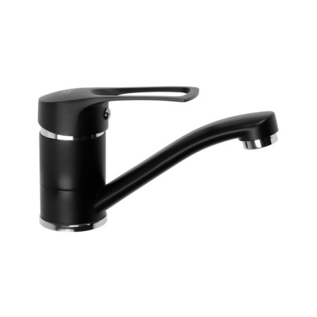 Zein Z3823 kitchen mixer, single -leaf, pour length 15 cm, 35 mm cartridge, black-3