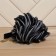 Set of bath, in a cosmetic bag, 2 items (washcloth, bottle 150 ml), black color