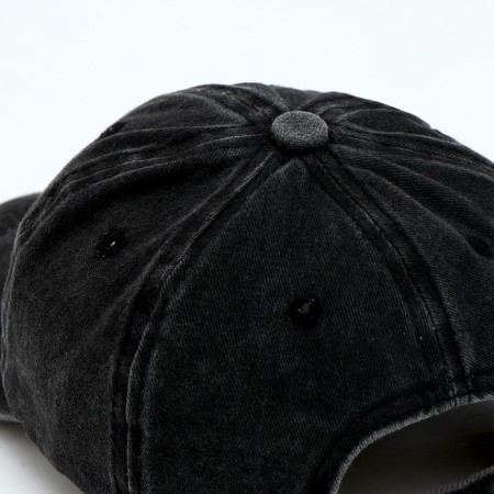 Baby cap for a boy jeans, color gray rr 52-54 5-7 years-5