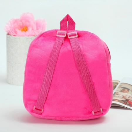 Baby plush backpack for the girl "Kitten", 30x26 cm-5