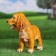 Garden figure "puppy cocker spaniel red" 30x16x24cm