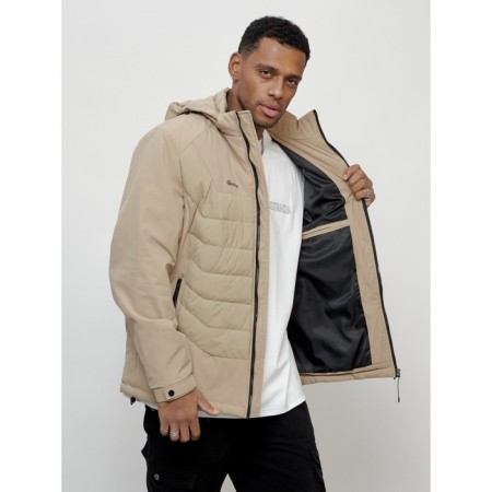Male spring jacket, size 48, beige color-6