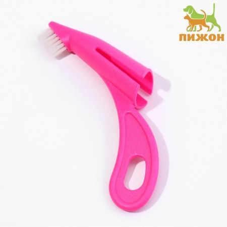 Toothbrush to remove animal raids, pink