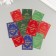 Cardboard "Diploma" set 10 pcs (5 types) 4x6 cm
