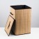 Basket for linen is folding, 36x36x56 cm, bamboo