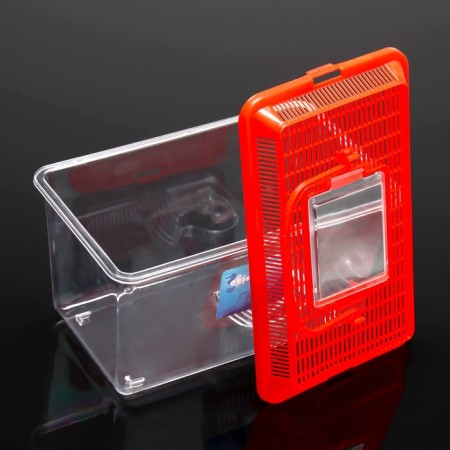 Carriage rectangular, 26.5 x 16.5 x 17 cm, red-3