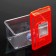 Carriage rectangular, 26.5 x 16.5 x 17 cm, red