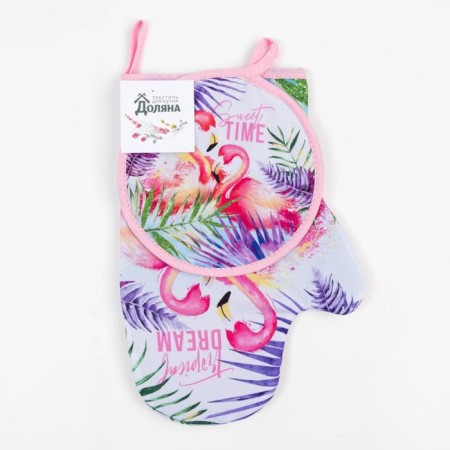 Kit kitchen Tropical Dream mittens-seizure 20x28cm, selection 17x17cm,-5