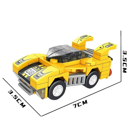 Designer Racing machine PEIZHI Race, 62 parts, 6+-1