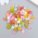 Decor for creativity Plastic "Five -colored" set of 70 pcs mix 0.7x0.7 cm