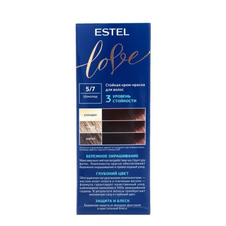Persistent Hair Cream Estel Love Chocolate-3