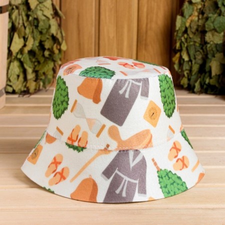 Hat - panama for a bathhouse bath