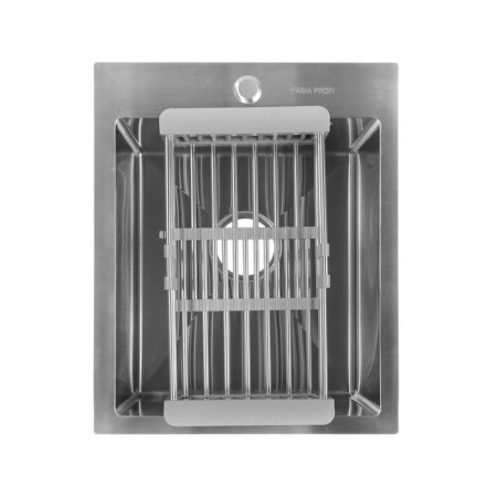 Moika Fabia Profi, 40x50 cm, Sredal, S = 3.0 and 0.8 mm, siphon with overflow + basket