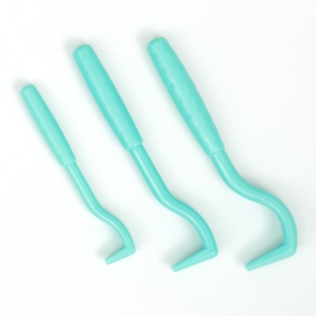 A set of ticks for ticks, 3 sizes, blue-1