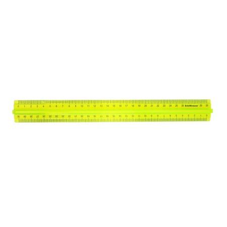 A ruler with a holder of 30 cm Erichkrause Neon, plastic, a mix of 4 colors, in a box display-2