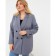 Jacket women's double-breasted Mist Plus-Size, size 58, color gray-blue