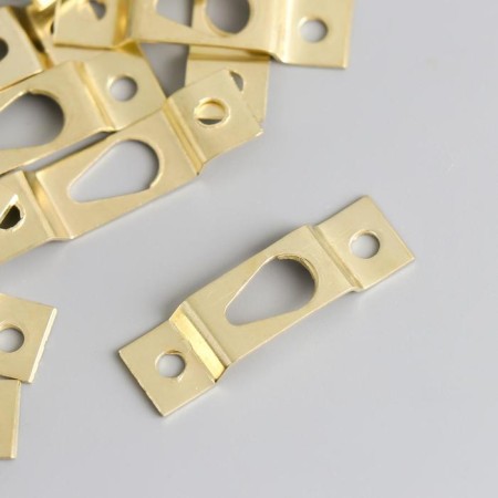 Suspension metal for paintings, photo frames gold 3.9x1.1 cm