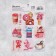 Paper stickers "Sweets", 11 × 15.5 cm