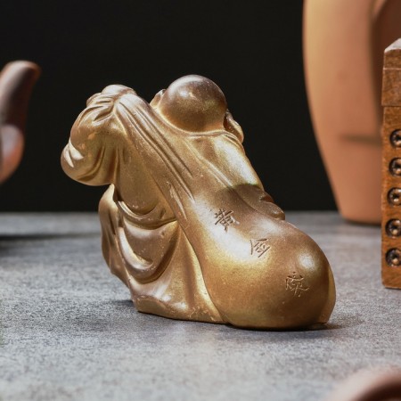 Figure for the tea ceremony - chameleon "Hotai" 13x4x9cm-2
