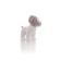 Soft toy Gulliver puppy, white-gray color, 16 cm