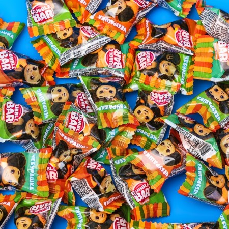 Chewing gum "Cheburashka Bubble Bar", dragged, with a filling of 4 g-3
