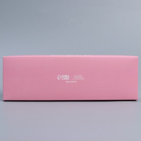 Confectionery box for mousse cakes "Hearts", 27 x 8.6 x 6.5 cm-3