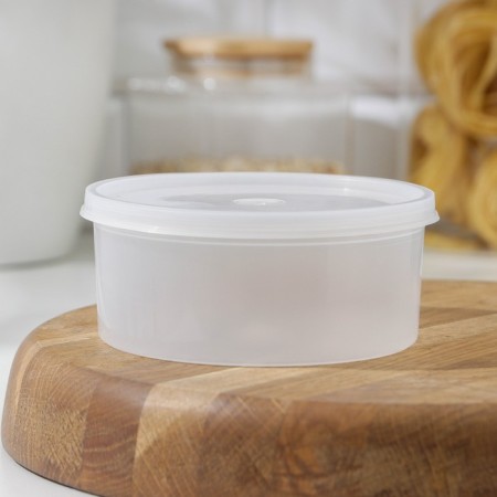 Food container, d = 12.5 cm, 450 ml, with a sealed lid