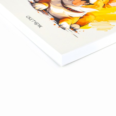 Sketchbook in a soft cover A5, 100 liters. Paper 100g "Corgi"-1