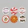New Year Sticker Paper "Mulled wine time" d = 2.5 cm 252 pcs in roll