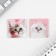 Set of notebook A6, 32 sheets, stickers, magnetic bookmarks "Cute kitten"