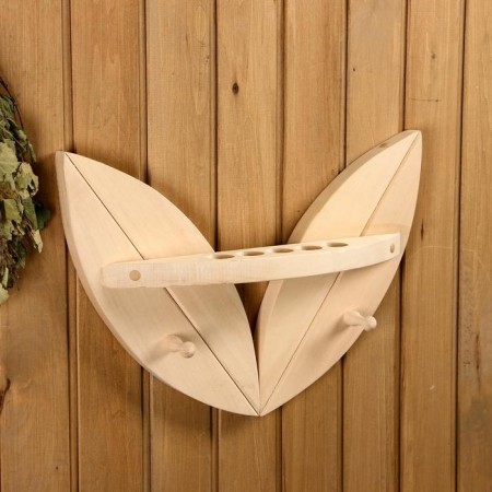 Shelf “two -leaf” hanger for oil with 2 hooks, 5 openings for oil-2