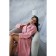 Frequency bathrobe, size 50, terracotta color