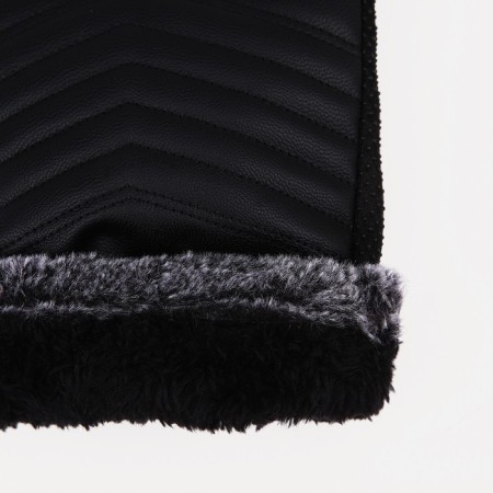 Gloves male, dimensionless, with insulation, black color-2