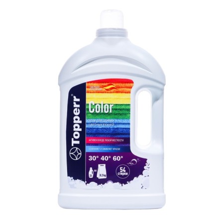 Topperr gel concentrate for washing color fabrics Color, 3 liters
