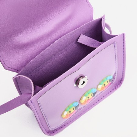 Baby bag on magnet, lilac color-2