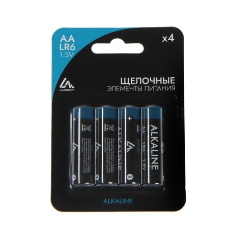 Alkalin battery (alkaline) Luazon, aa, LR6, blister, 4 pcs-1
