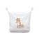 Organizer in a bath on suction cunning foxes, for storing toys and trifles, size 33x39 cm
