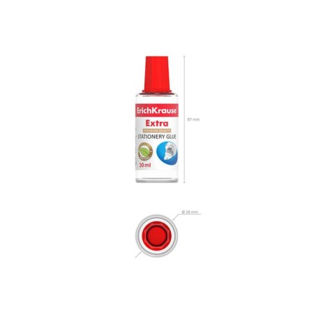 Chancellery Erichkrause, 30 ml, with a plastic applicator, is suitable for paper, cardboard and fabric, frost -resistant-7