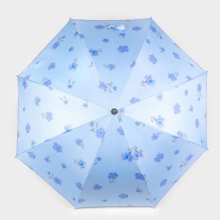 Umbrella - a semiautomatic “flowers” ​​cane, Eponge, 8 spokes, r = 51 cm, color mix-12