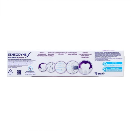 Sensodyne toothpaste instant effect, 75 ml-2
