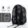 Backpack from textiles on lightning, Erich Krause, 1 pocket, black color