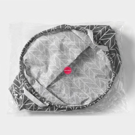 Basket Winness Textile shares "Zigzag", 35 × 35 × 45 cm, color gray color-4